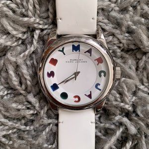 Marc Jacobs White Leather Colorful Women's Watch